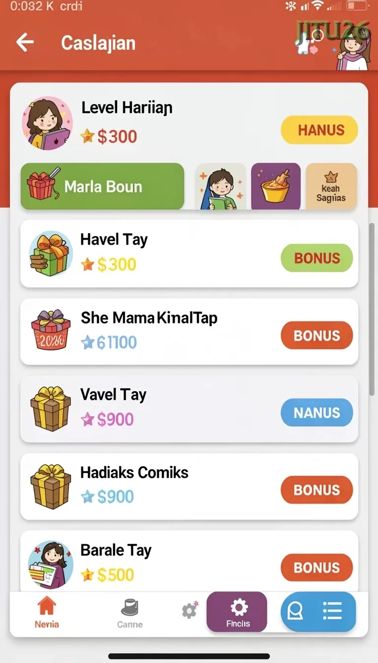 Cuplikan layar 66D — pengaturan akun