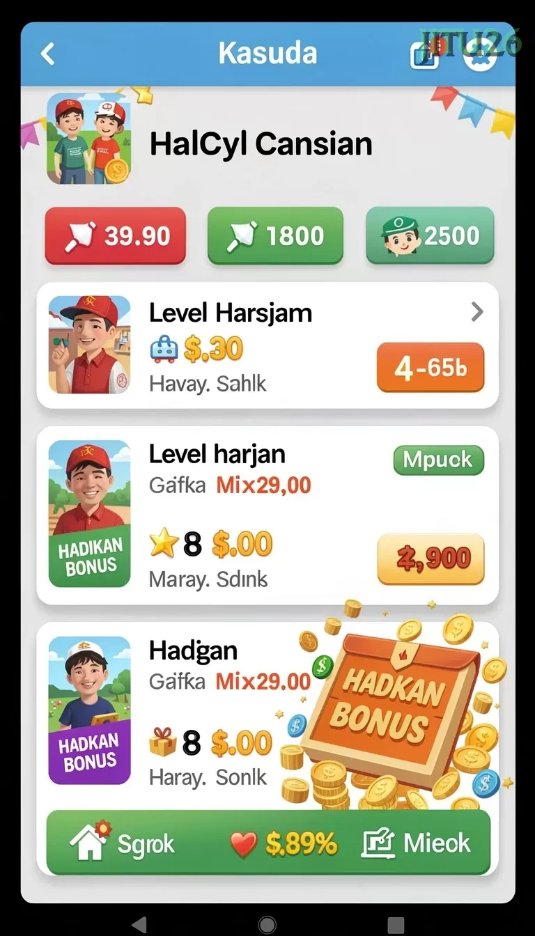 Cuplikan layar COKTOGEL — aktivitas